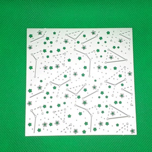 Embossing stencil sterrenhemel ponsen stencil sterren hemel hemellichamen universum