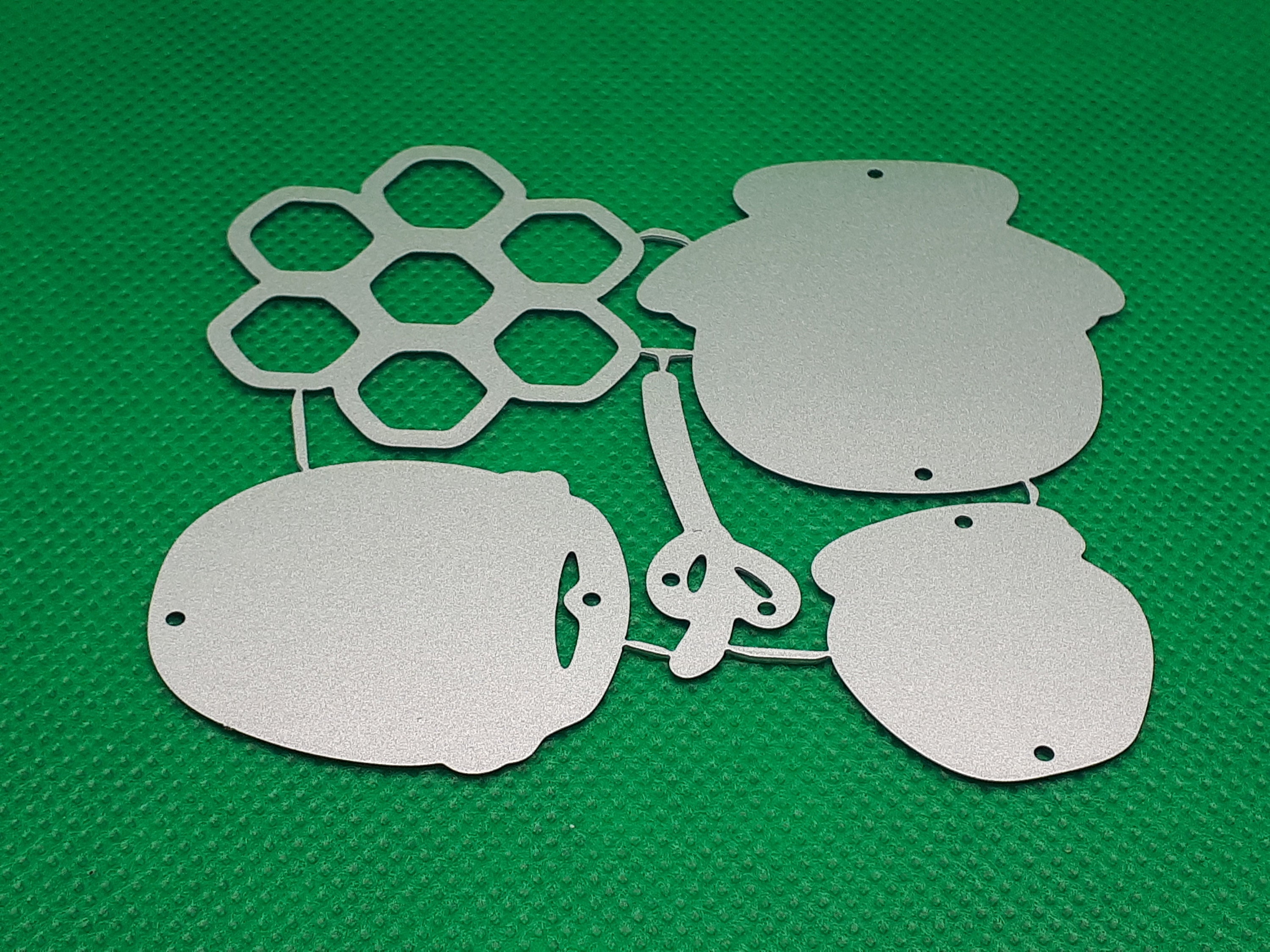 WEKAMOS Stanzschablonen Set - Carbonstahl Für Gartenzaun & Rasen