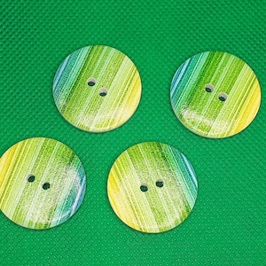 Wooden buttons XXL Ø 30 mm motif 1 craft buttons sewing button wooden button scrapbooking