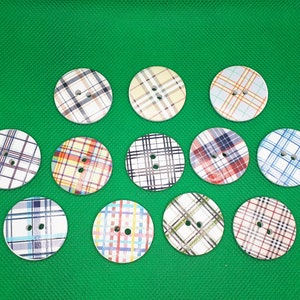 XXL Buttons Ø 30 mm Motif 6 craft wooden buttons sewing button wooden button scrapbooking