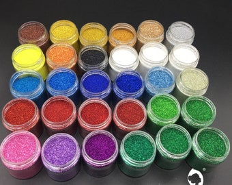 Poudre à paillettes holographique nacrée pour ongles, 20g, Pigment métallique, artisanat de bricolage