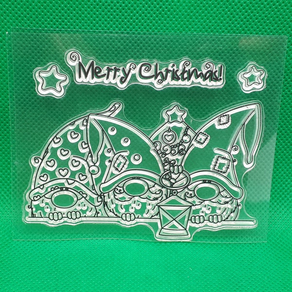 Silicone Stamp Wichtel Merry Christmas Stamp Winter Advent Christmas Clear Clearstamps