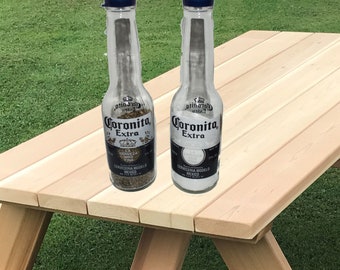Corona metal beer bucket and salt and pepper shaker bottles set -  collectibles - by owner - sale - craigslist