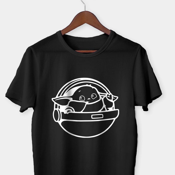 Star wars. Baby Yoda T-shirt. Child t-shirts. Mandalorian TV Show.