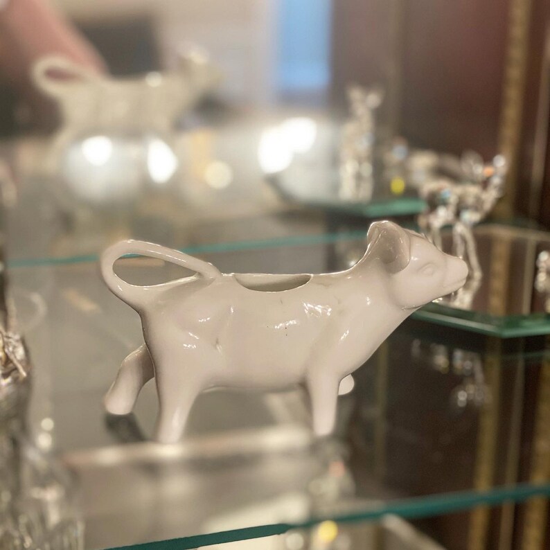 Cow Shaped Creamer Holder Etsy