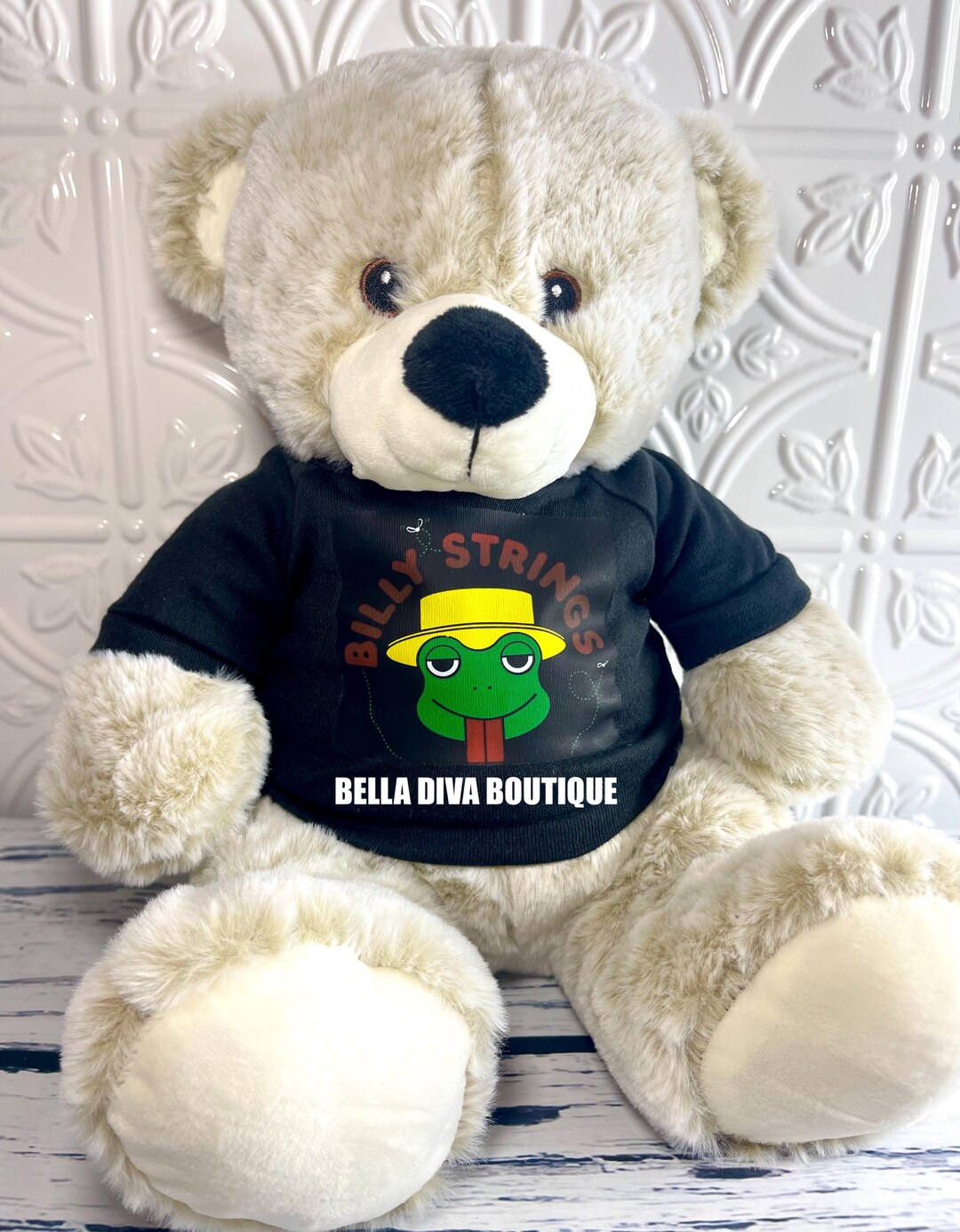 CUSTOM PHOTO Teddy Bear Shirt- PERSONALIZED Design Stuffed Animals ...