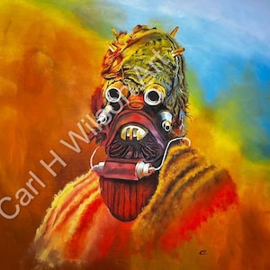 Tusken Raider Art Print | Star Wars Wall Decor | 11x14 Matte Sci-Fi Poster | Star Wars Fan Gift