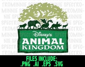 Download Animal Kingdom Logo Etsy