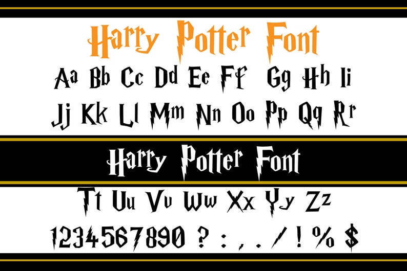 harry potter font for the cricut harry potter font for the cricut