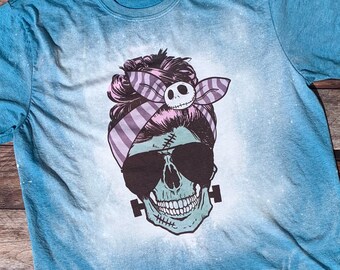 plus size skull tops