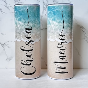 Personalized Beach Vacation Tumbler, Custom family trip tumbler, Family vacation tumbler, Girls Trip Tumbler, Custom Summer tumbler