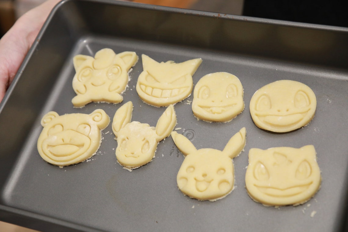 Pokémon Cookie Cutters Original Pikachu Charmander Bulbasaur Etsy