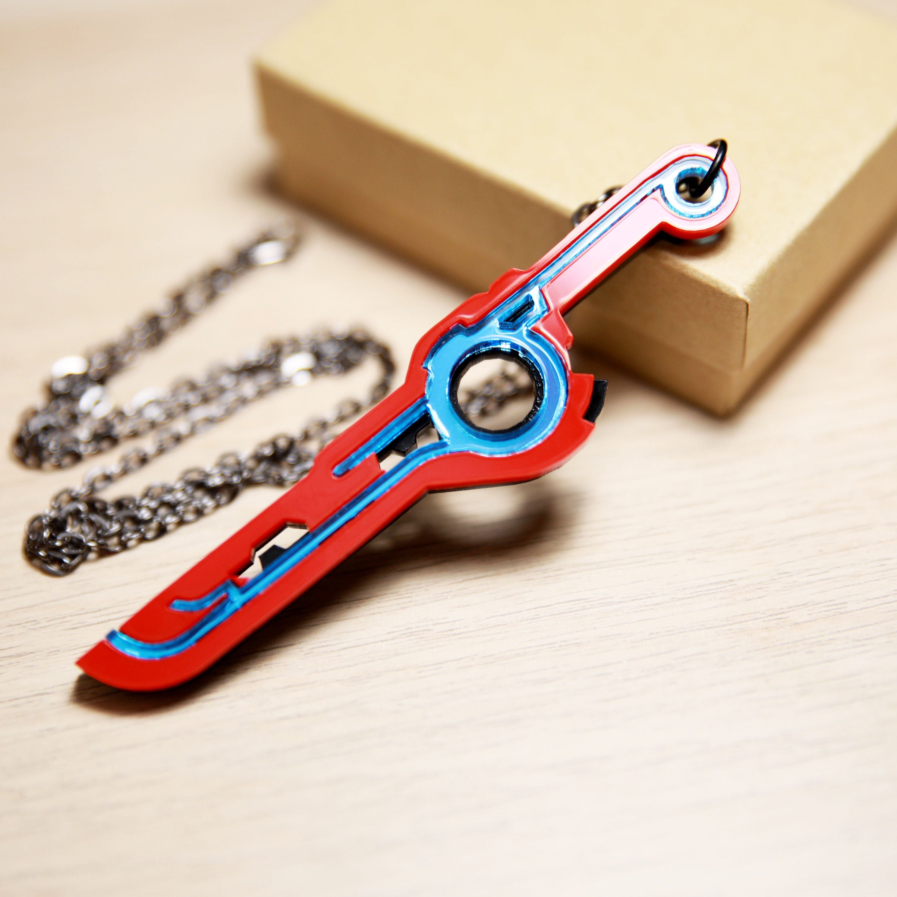 Xenoblade Shulk Monado Chronicles Pendant Necklace Etsy Denmark