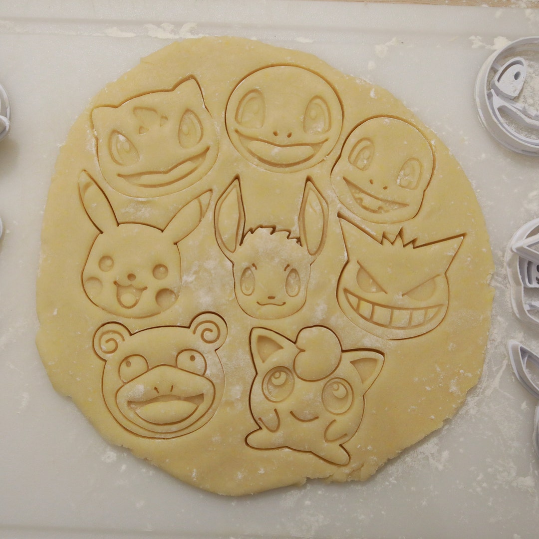 Pokémon Cookie Cutters Original Pikachu Charmander Bulbasaur Etsy