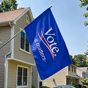 Vote It Matters Flag – Double Sided Political Statement (28x40" or 3'x5')