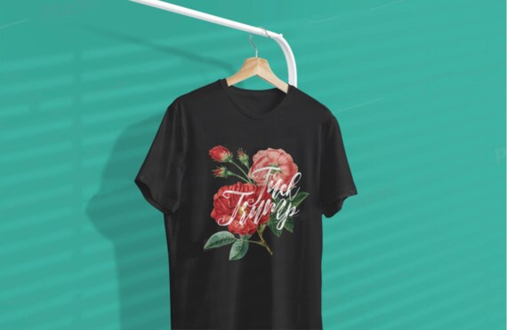 Fuck Trump T-shirt - Anti Trump Shirt With Flowers Ironic