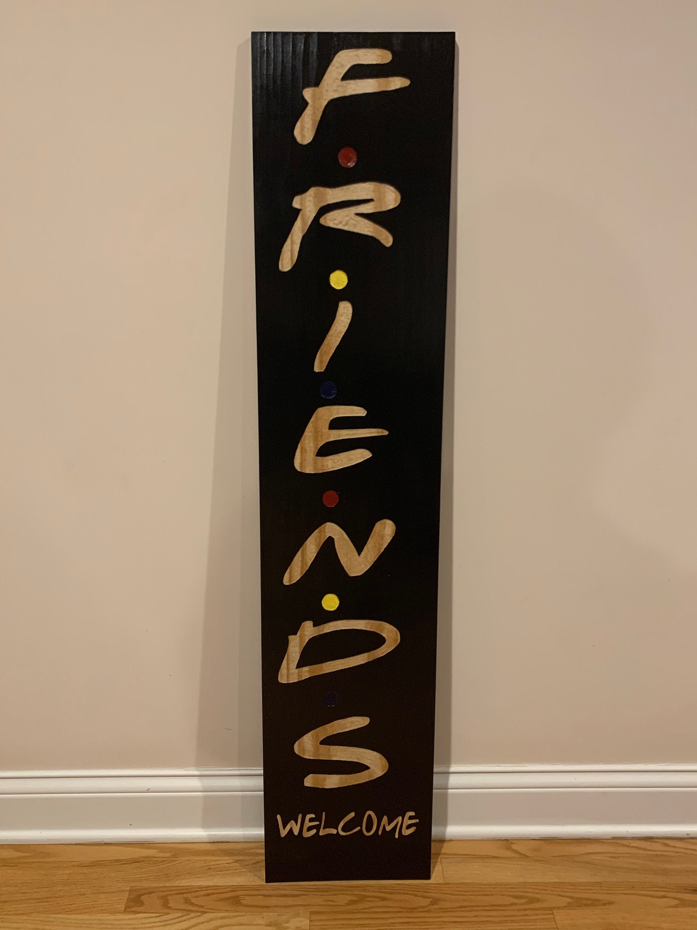 Friends TV Show Welcome Wooden Sign - Etsy