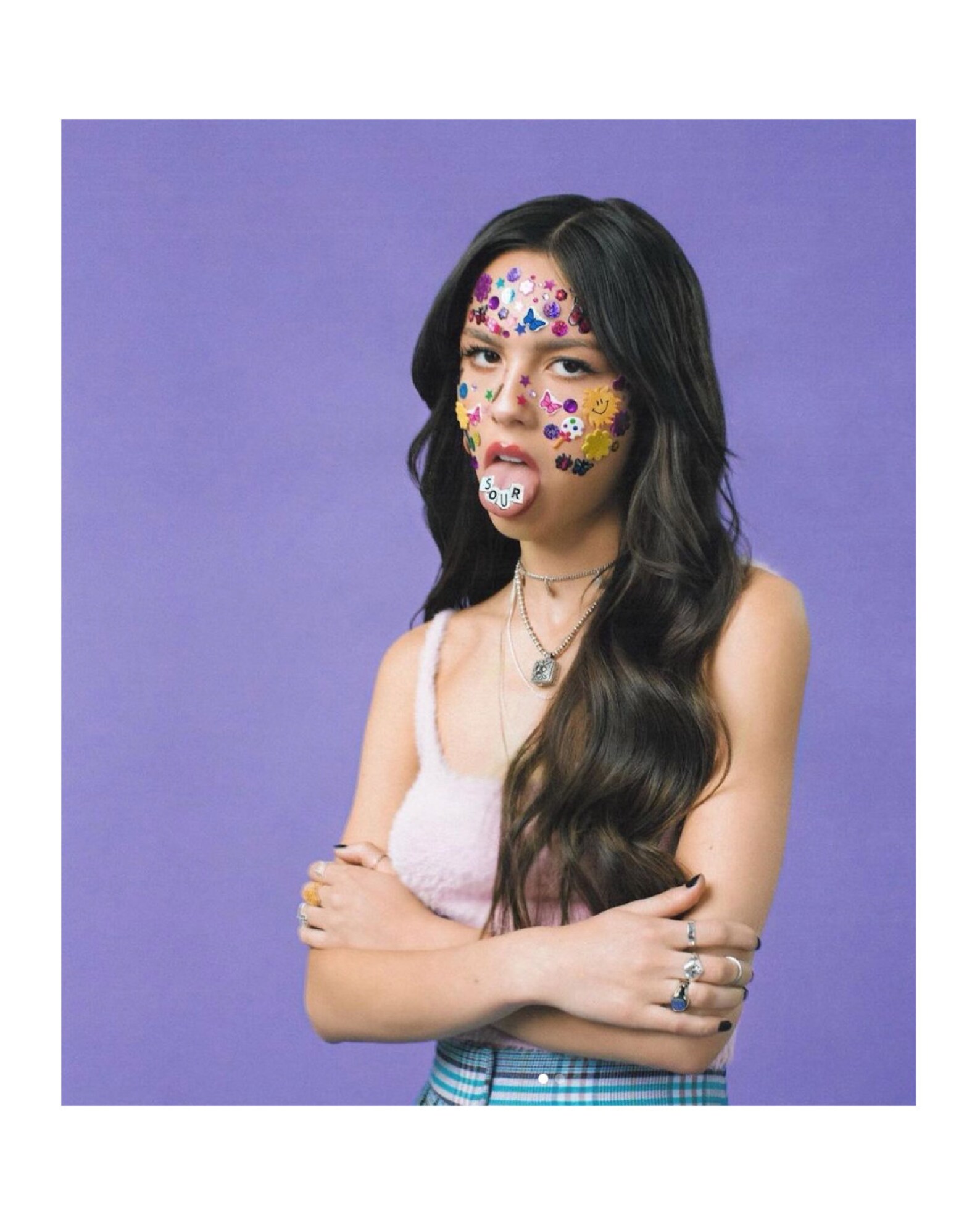 Pantone Palette Print SOUR by Olivia Rodrigo | Etsy