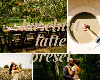 Hazelnut Latte Lightroom Preset: Creamy Mobile Filter (DNG)