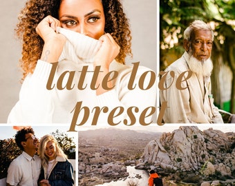 Latte Love Lightroom Presets: Bright & Creamy Mobile Filters (DNG)