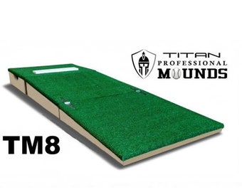 Titan Professional Mounds 8 Inch Portable Youth Baseball Pitching Mound w/ Modular Base