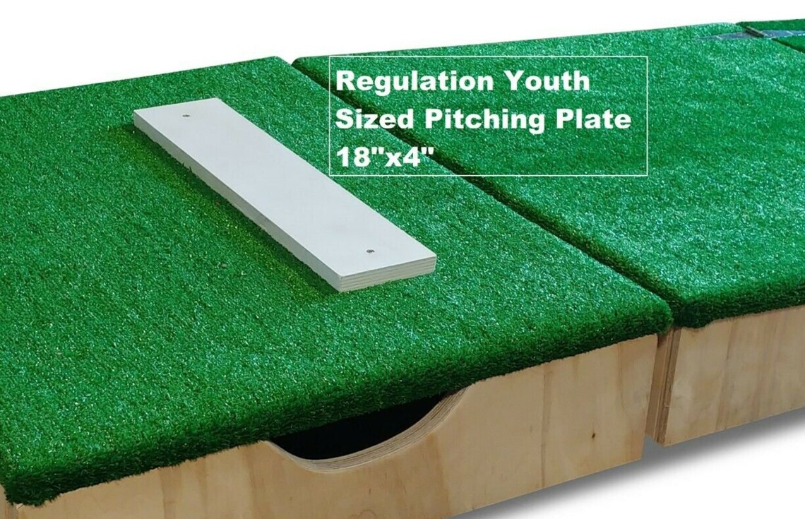 6 Inch Portable Youth Baseball Pitching Mound for Ages 12 and Under 8U
