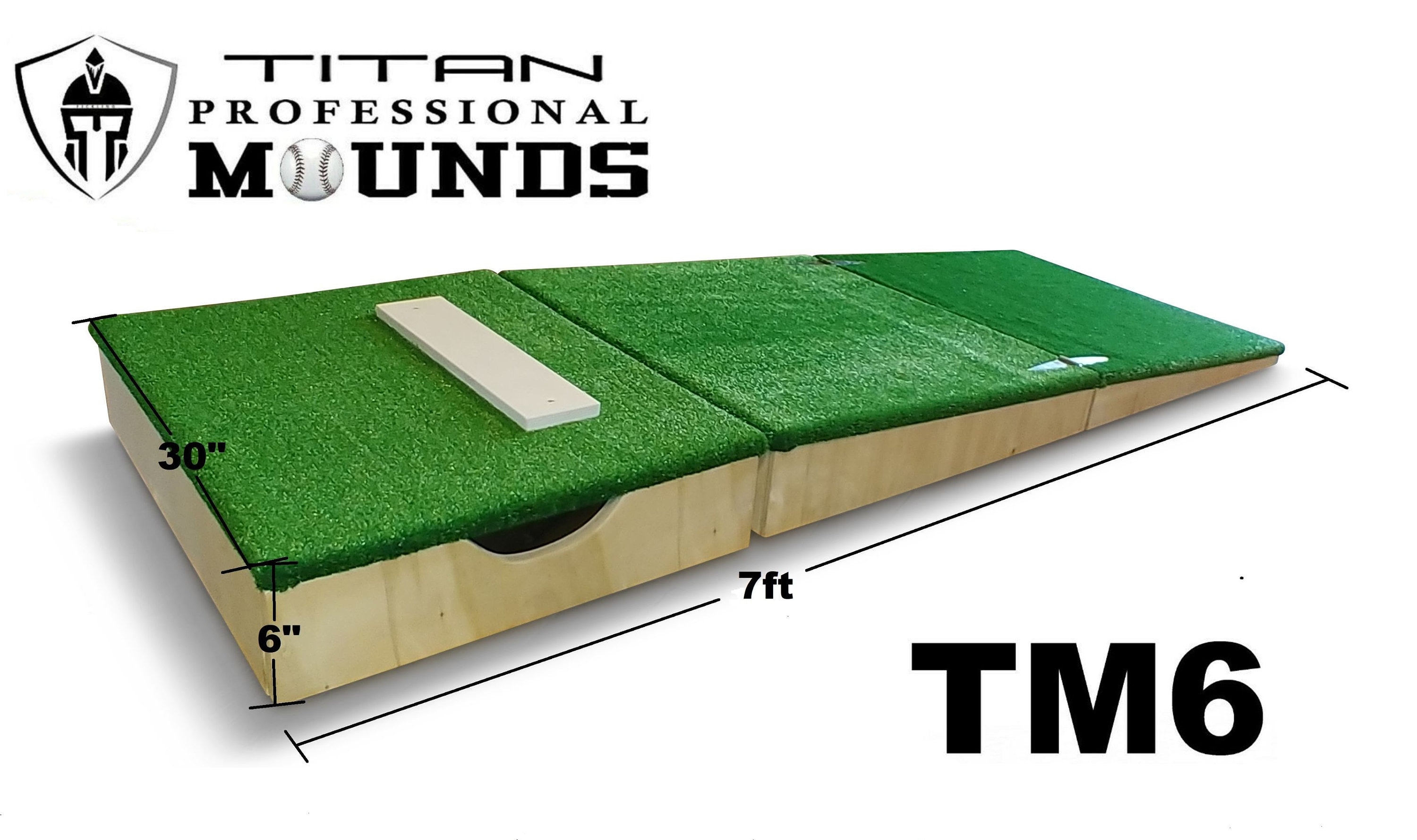 Titan Professional Mounds 6 Inch Portable Youth Baseball Pitching Mound