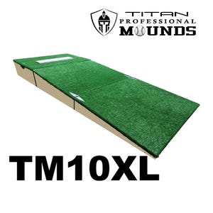 10 Inch Extra-Wide High School Baseball Pitching Mound w/ Adjustable Base 40 Inches Wide