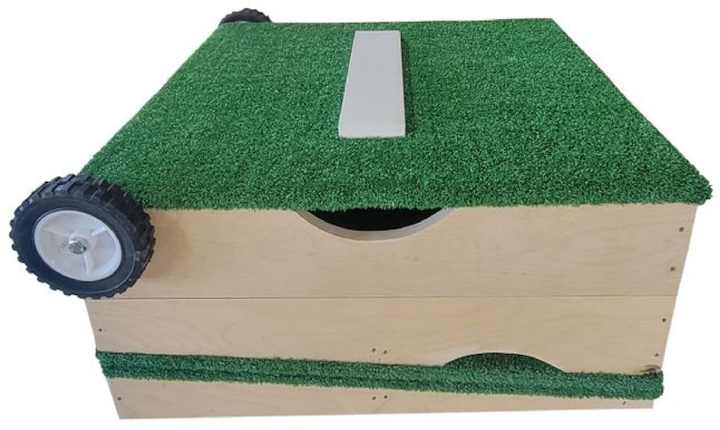 Titan Professional Mounds 8 Inch Portable Youth Baseball Pitching Mound with Wheel Kit Accordion Series image 3