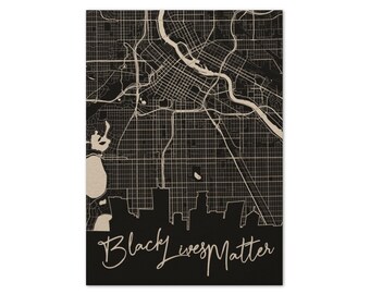 Black Lives Matter Minneapolis Map
