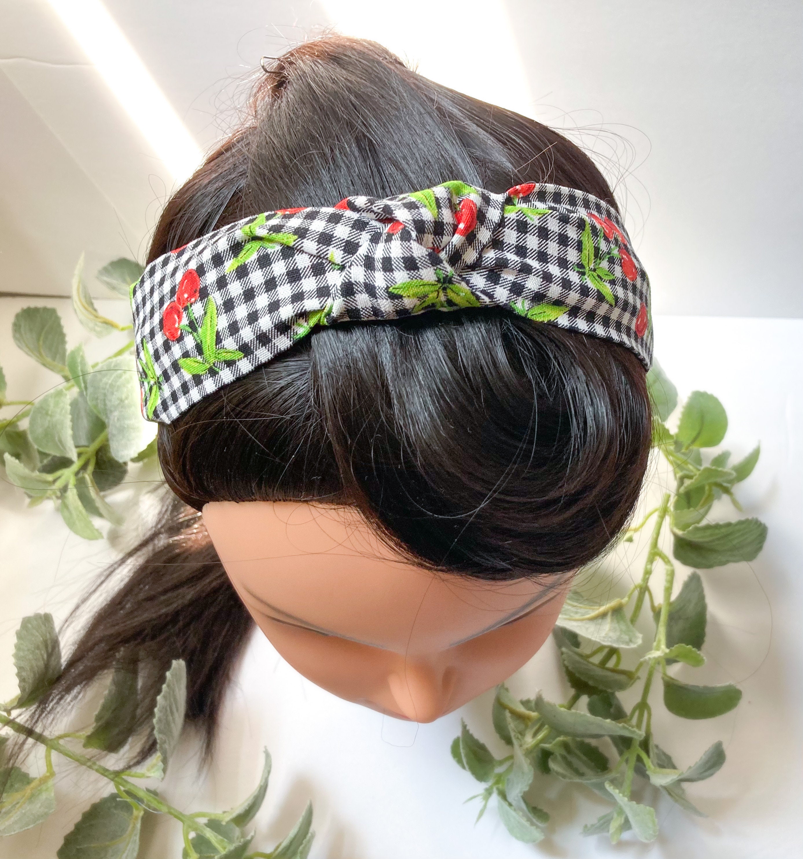 Retro knotted top Headband / Retro Headband / 60s Style Etsy