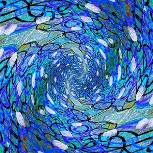 Spiral Fractal Digital Download