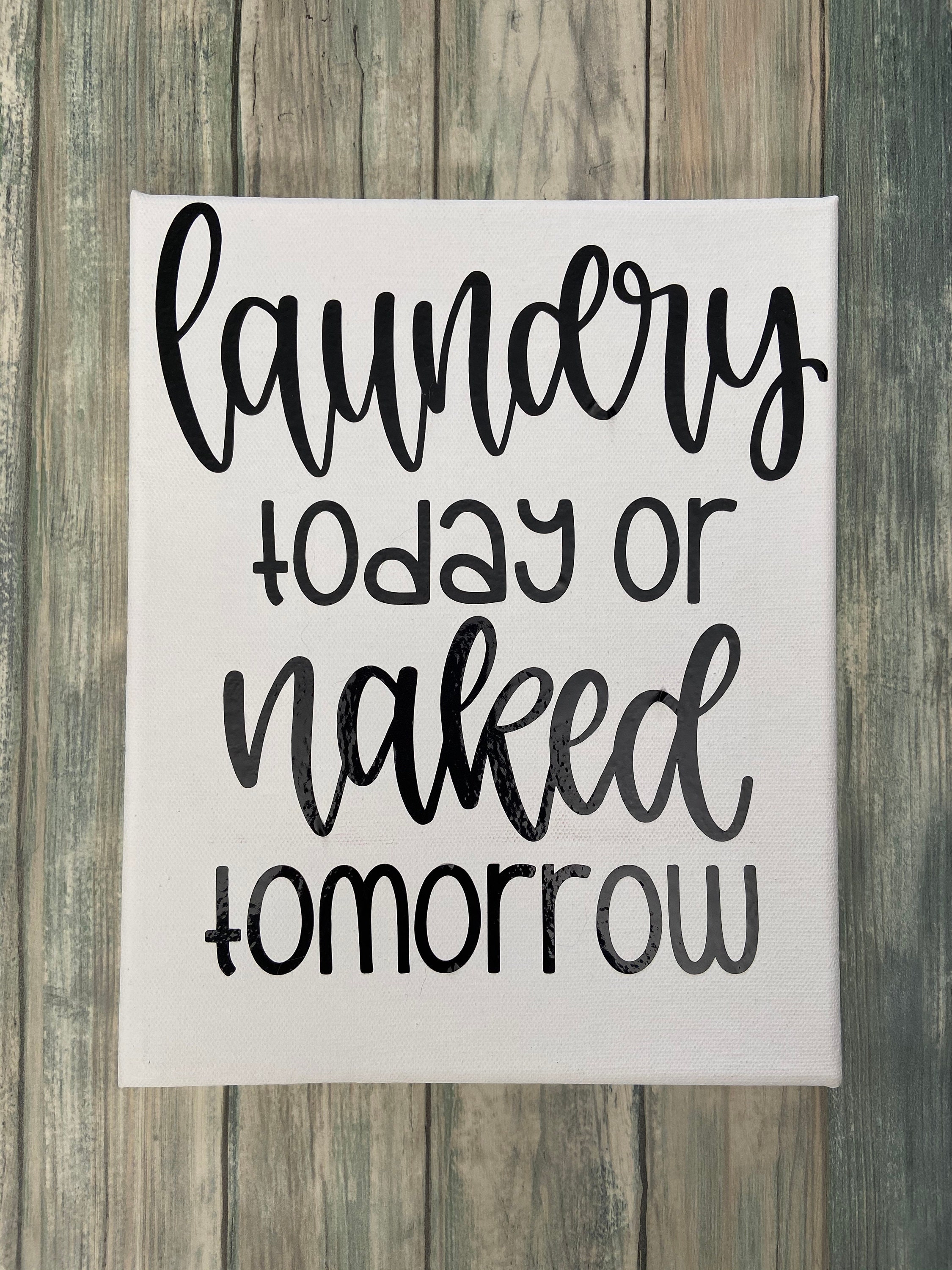 Canvas Laundry Room Signs Washing Drying Fold Laundry  Etsy UK