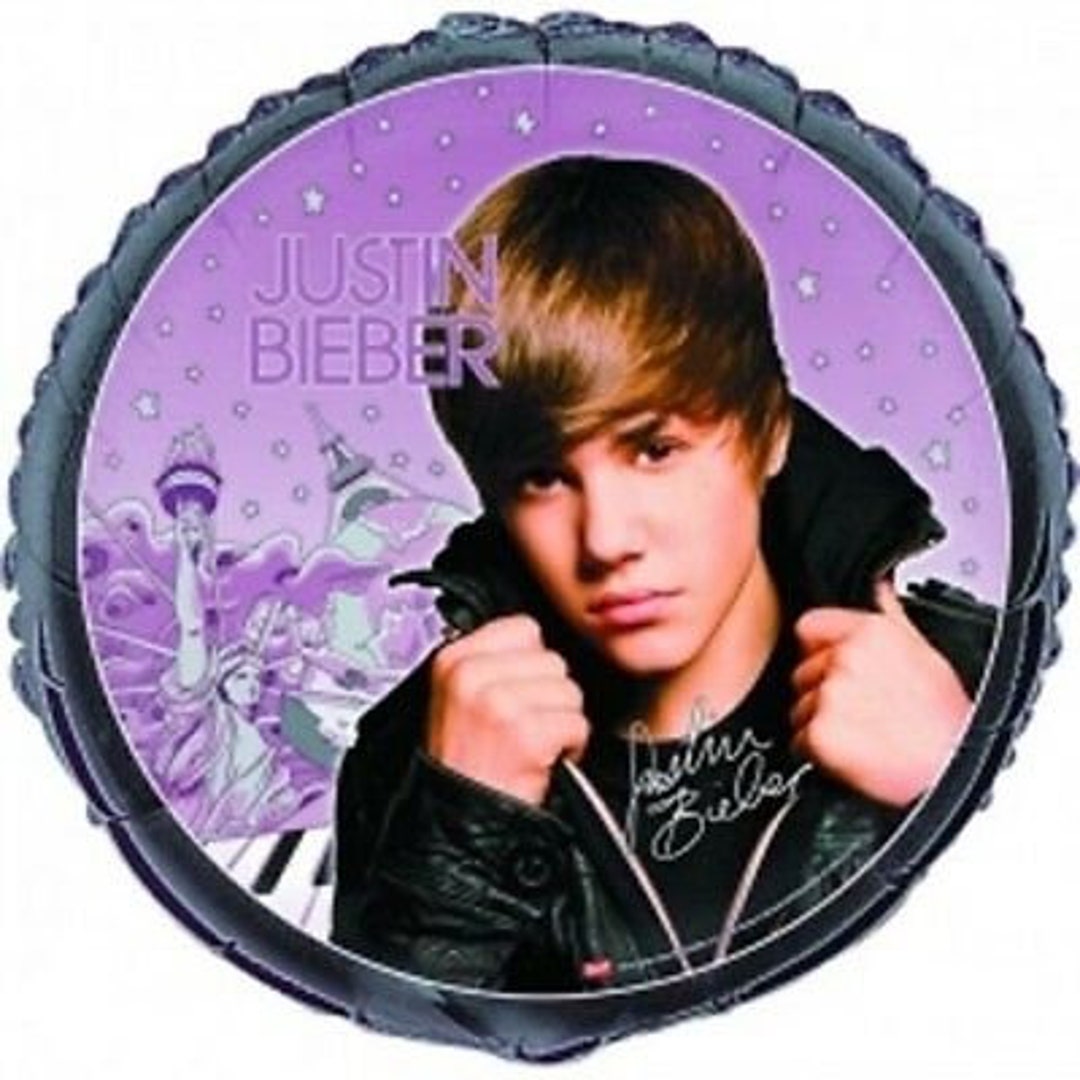 18 JUSTIN BIEBER BALLOON Party Supplies Decorations Foil - Etsy