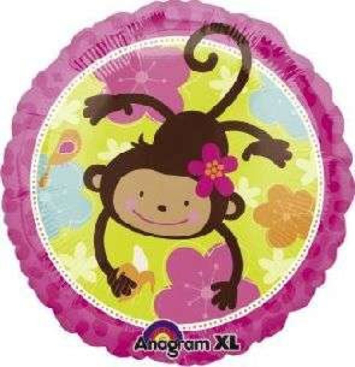 18 FLORAL MONKEY Balloon Party Supplies Decorations Etsy