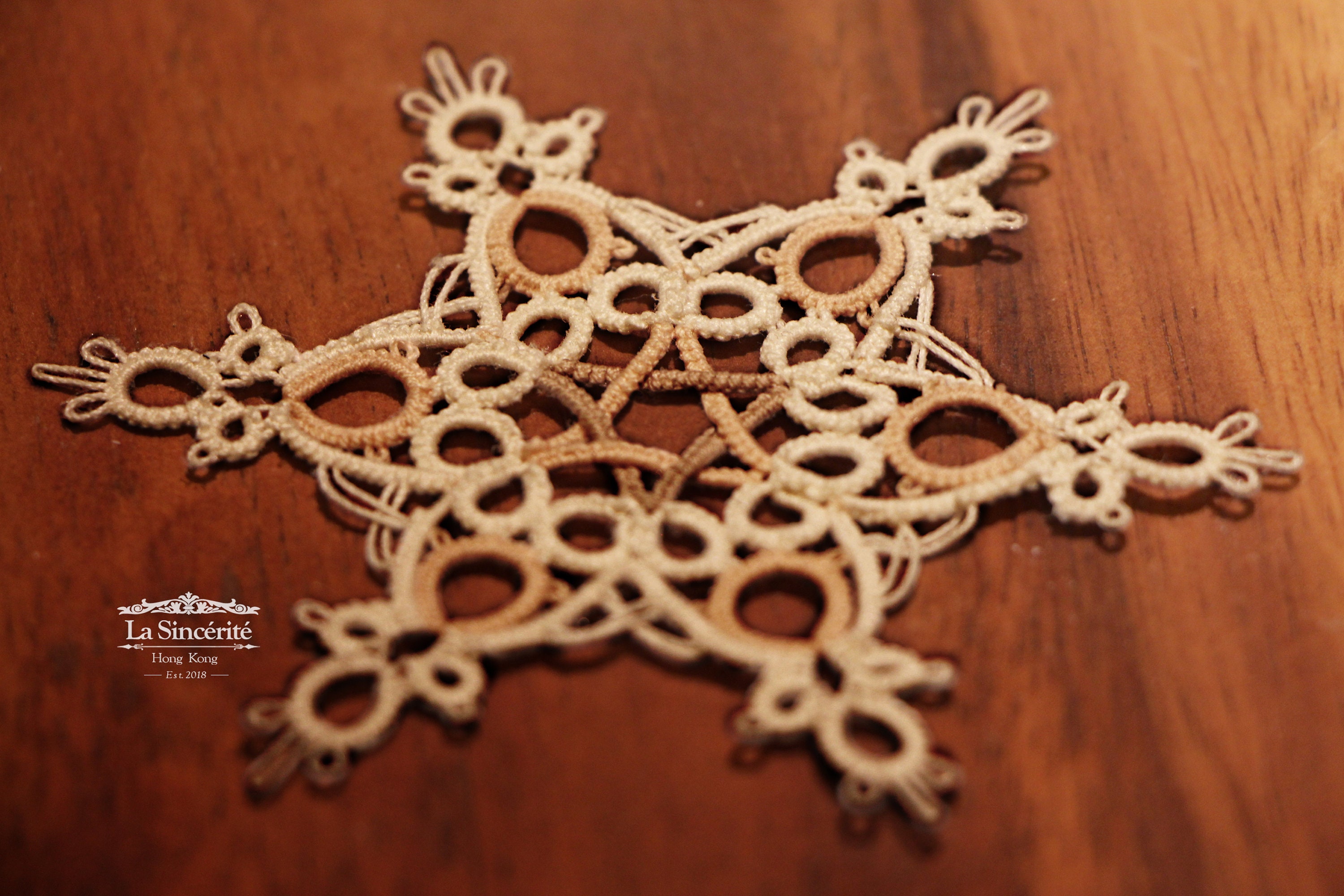 Tatting Snowflake Pattern Shuttle Tatting Tutorial Tatting Etsy