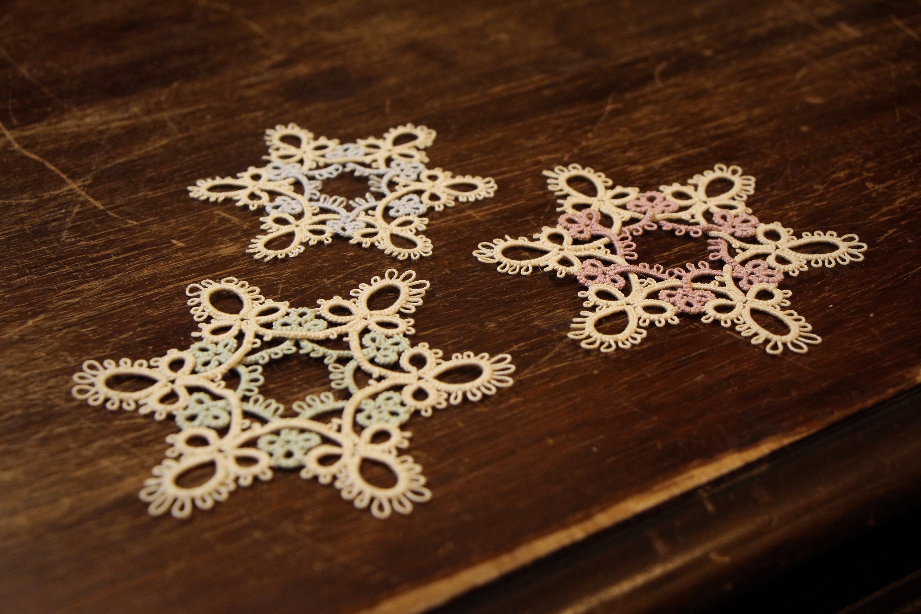 Tatting Snowflake Pattern, Shuttle Tatting Tutorial, Tatting PDF