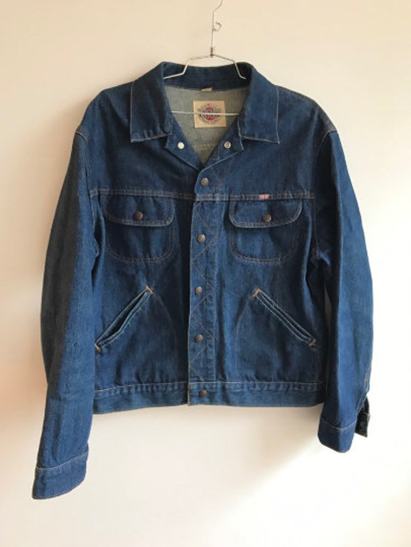 Vintage 70s GWG Denim Jacket // 1970s Jean Jacket // GWG | Etsy