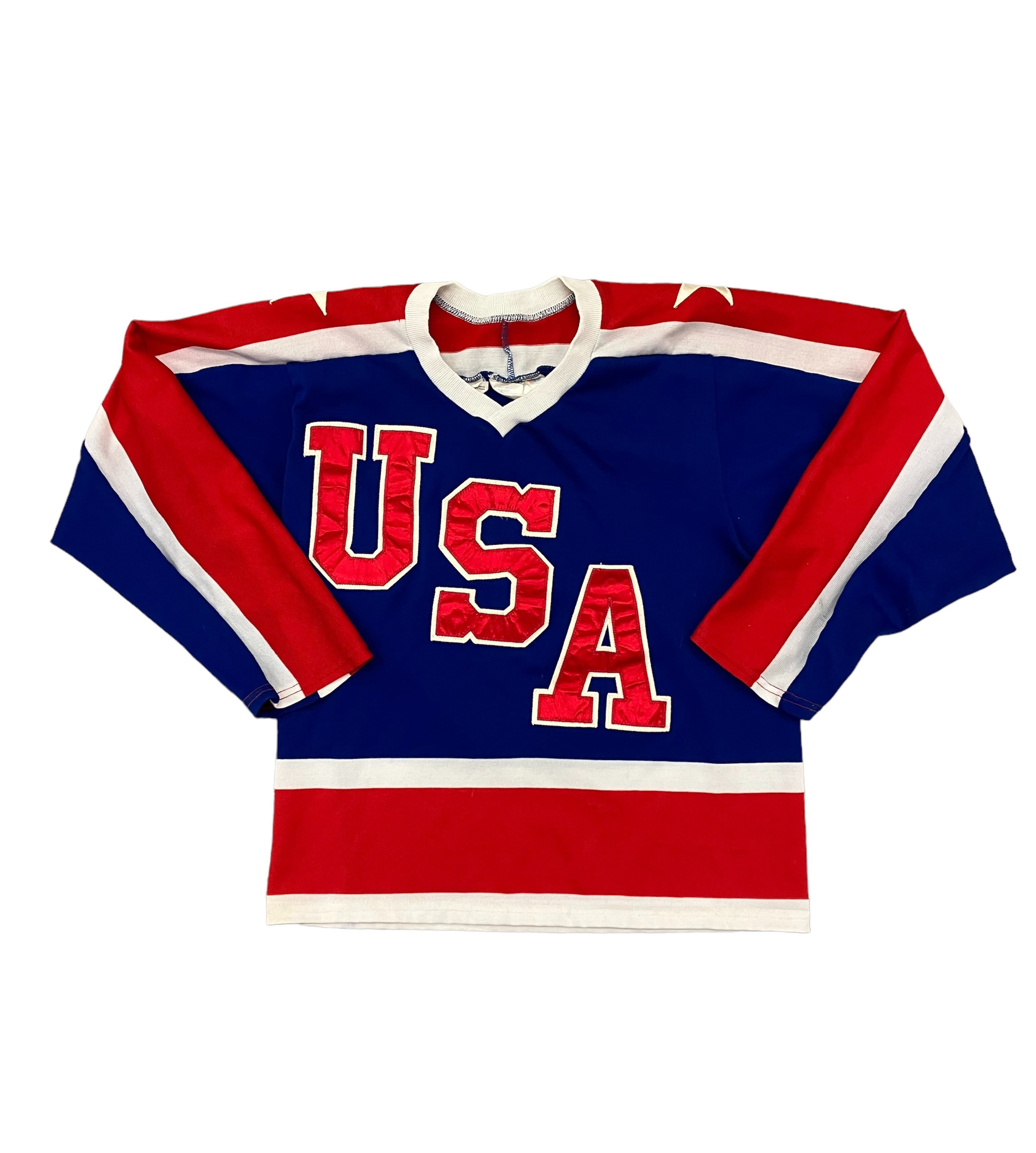 USA HOCKEY OLYMPICS VINTAGE 1990'S TEAM NIKE AUTHENTIC JERSEY