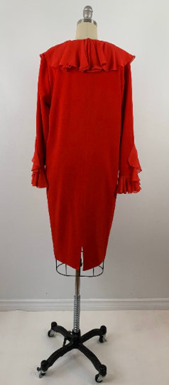 Vintage 80s Bill Blass Dress // 1980s Couture Des… - image 5