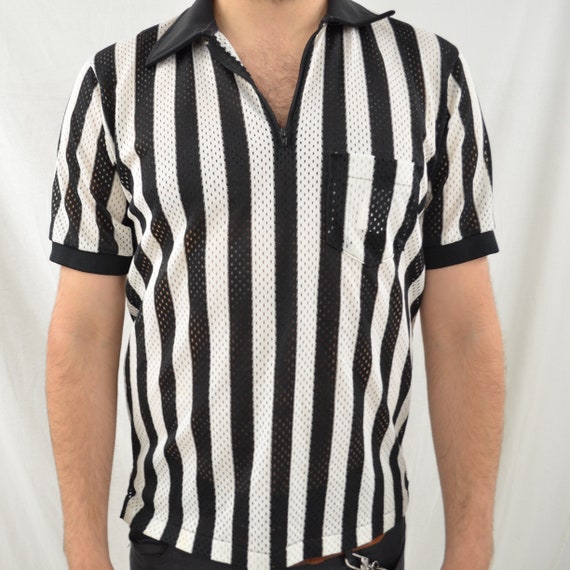 REFEREE MESH tee men’s Large Made in USA