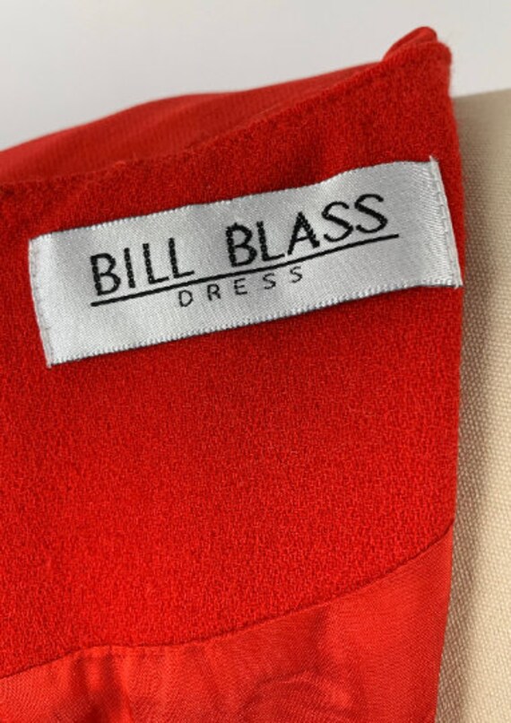 Vintage 80s Bill Blass Dress // 1980s Couture Des… - image 10