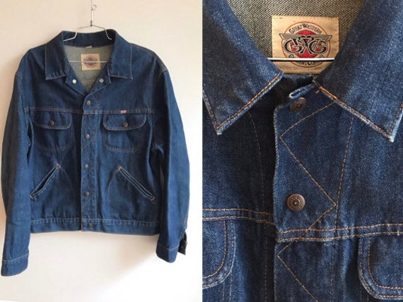 Vintage 70s GWG Denim Jacket // 1970s 