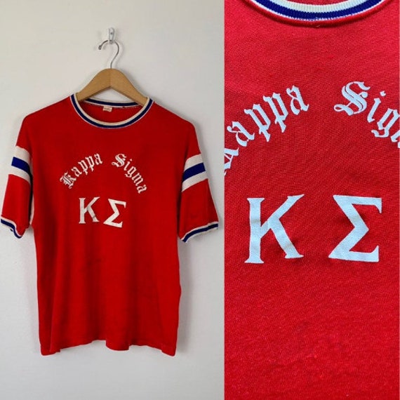 Vintage 60s Kappa Sigma Tshirt // 1960s Kappa Sig