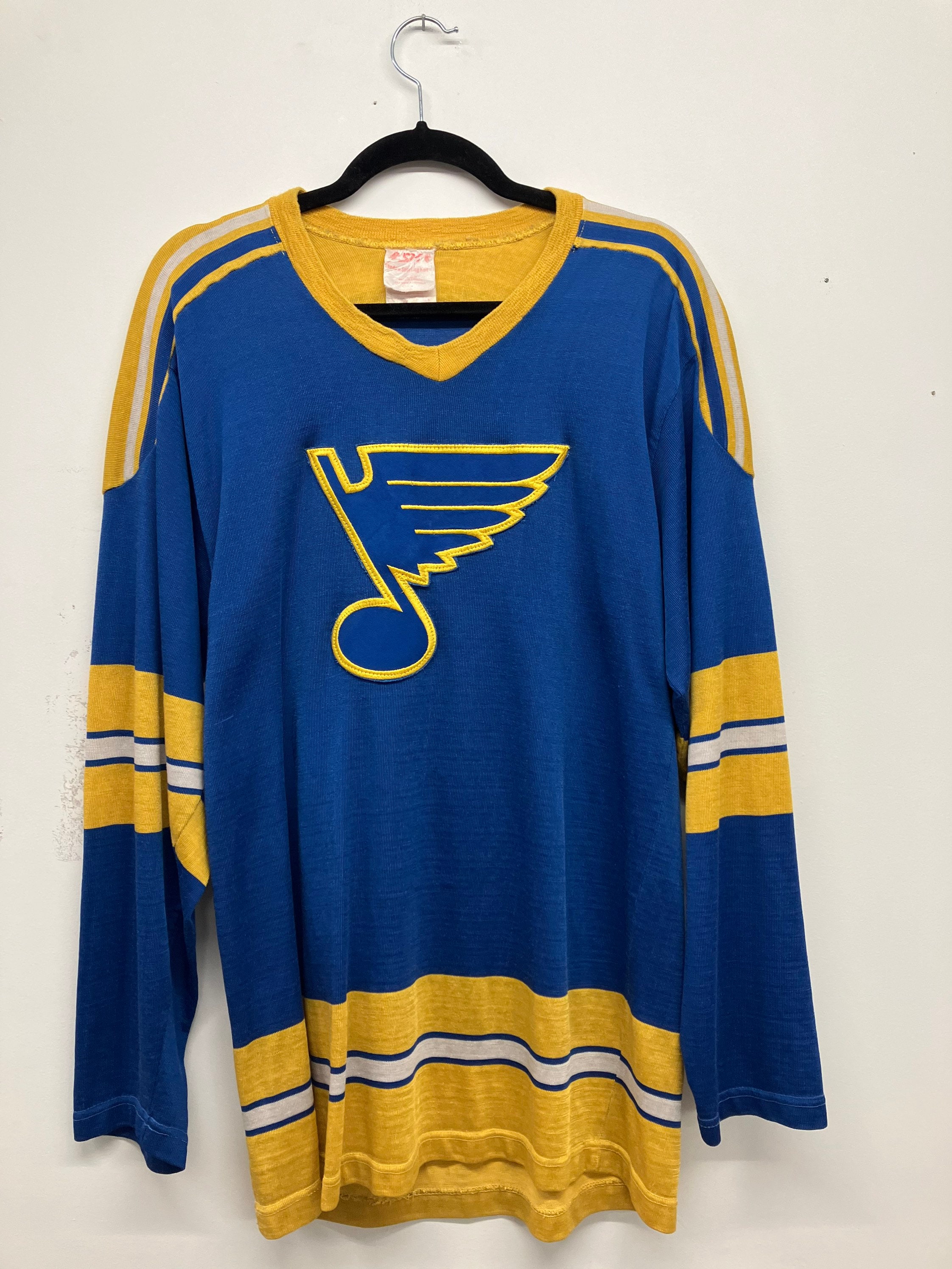 Brian Sutter 1979 St. Louis Blues Vintage Throwback NHL Hockey Jersey
