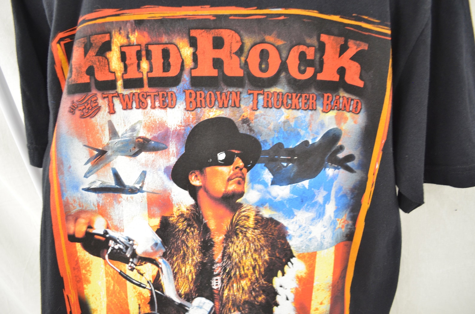 KID ROCK Tshirt Tour of Troops 2009 Big Logo Print Etsy