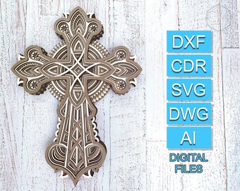 Free Free 207 Cricut Mandala Cross SVG PNG EPS DXF File