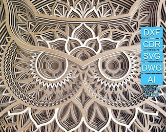 Download Mandala Owl Etsy