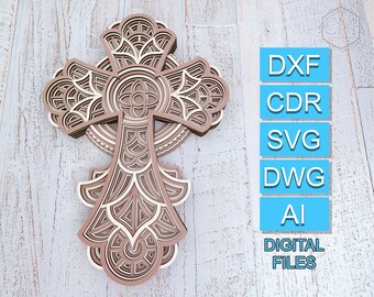 Download 3d Cross Svg Etsy