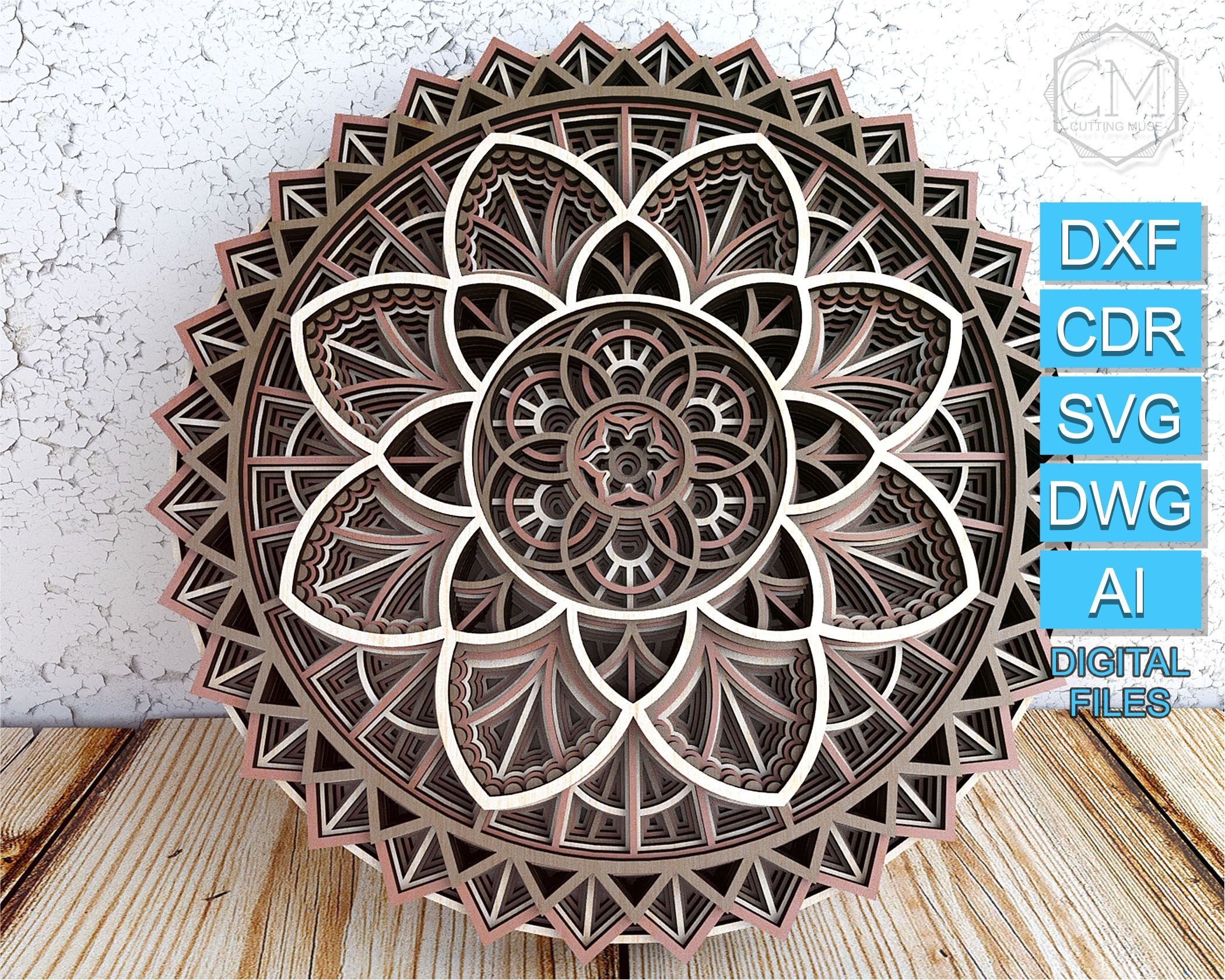 Free Free 160 Multi Layered Mandala SVG PNG EPS DXF File
